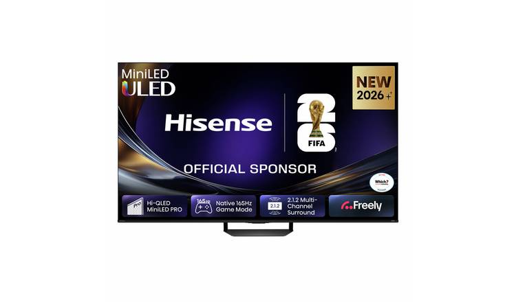 Hisense 55Inch 55U7STUK Smart 4K UHD Pro Mini LED QLED Freely TV