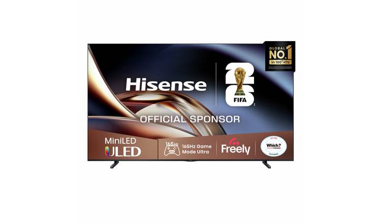 Hisense 100 Inch 100U8QTUK Smart 4K UHD HDR MiniLED Freely TV