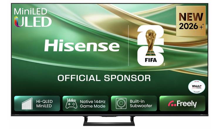 Hisense 55In 55E8STUK Smart 4K UHD HDR MiniLED Freeview TV