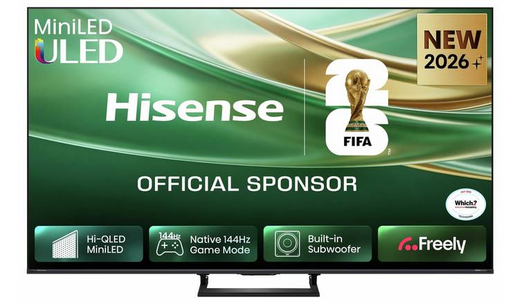 HISENSE 65In 65E8STUK Smart 4K UHD HDR MiniLED Freeview TV