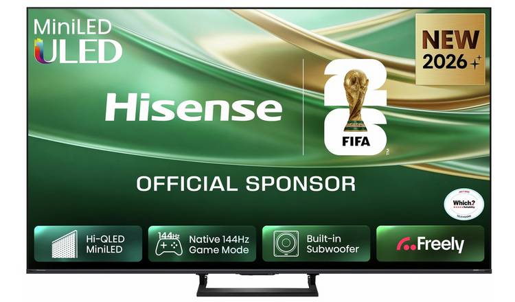 Hisense 75In 75E8STUK Smart 4K UHD HDR MiniLED Freeview TV