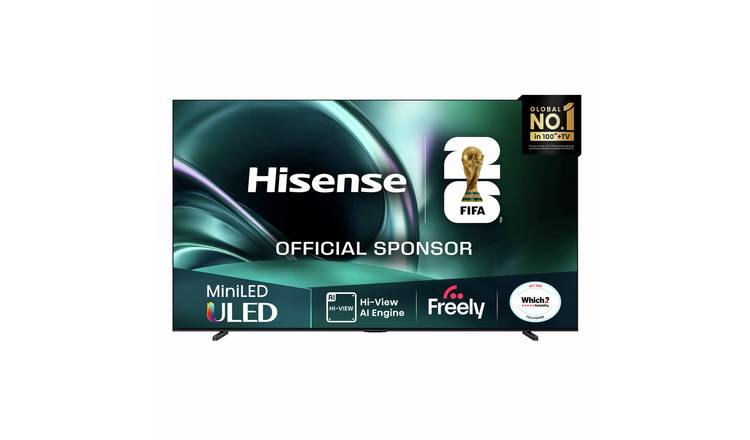 Hisense 85 Inch 85U7QTUK Smart 4K UHD HDR MiniLED Freely TV