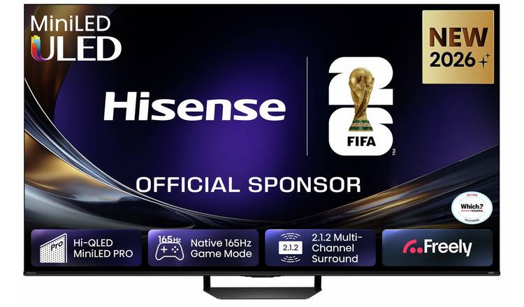 Hisense 85In 85U7STUK Pro 4K UHD MiniLED Freeview TV