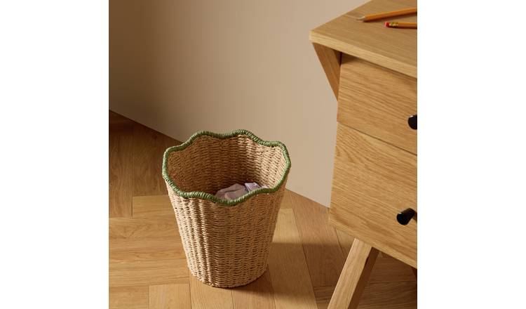Habitat Woven Paper Basket - Natural