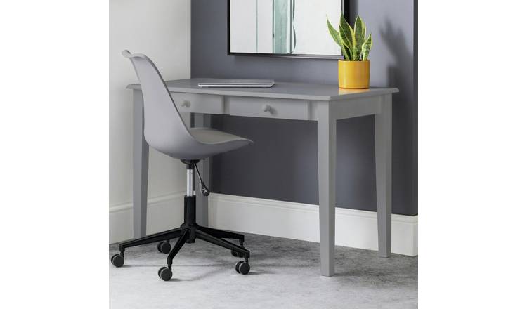 Julian Bowen Carrington 2 Drawer Desk - Grey