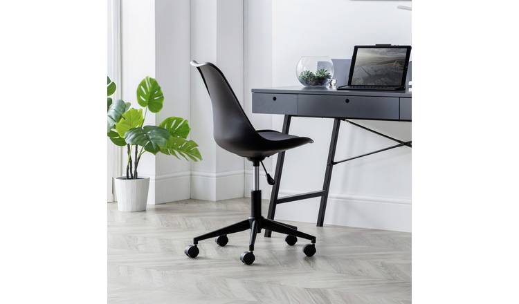 Julian Bowen Erika Plastic Office Chair - Black