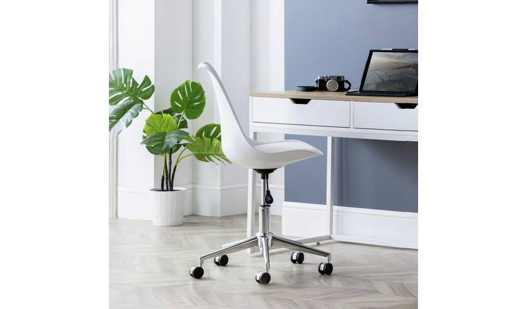 Julian Bowen Erika Plastic Office Chair - White