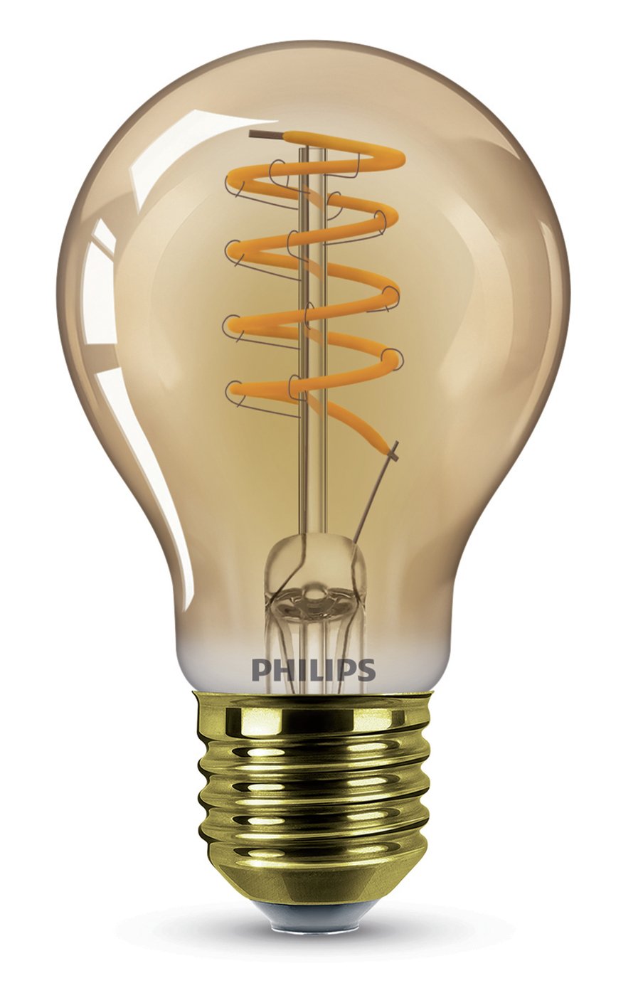 Philips LED 25W A60 E27 ES Classic Light Bulb - Gold