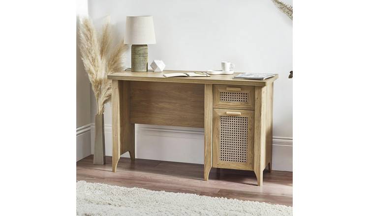Julian Bowen Sydney 1 Drawer Desk - Natural
