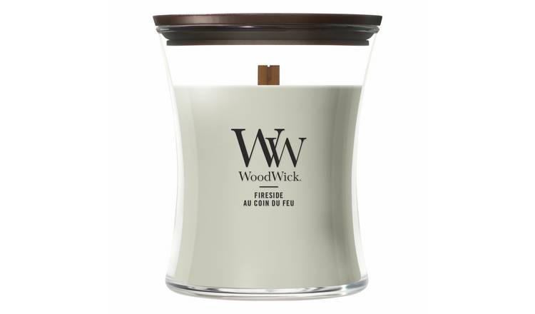 WoodWick Medium Hourglass Jar Candle - Fireside
