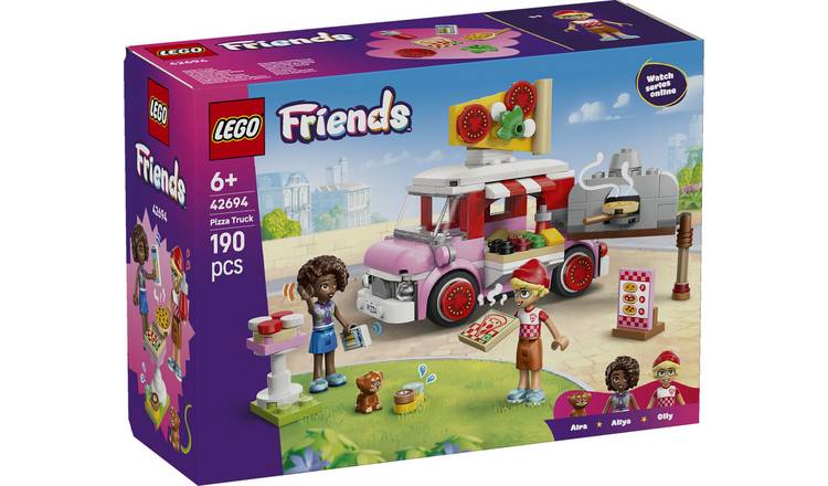 LEGO Friends Pizza Truck Toy with Mini Dolls & Pet Dog 42694 PREORDER