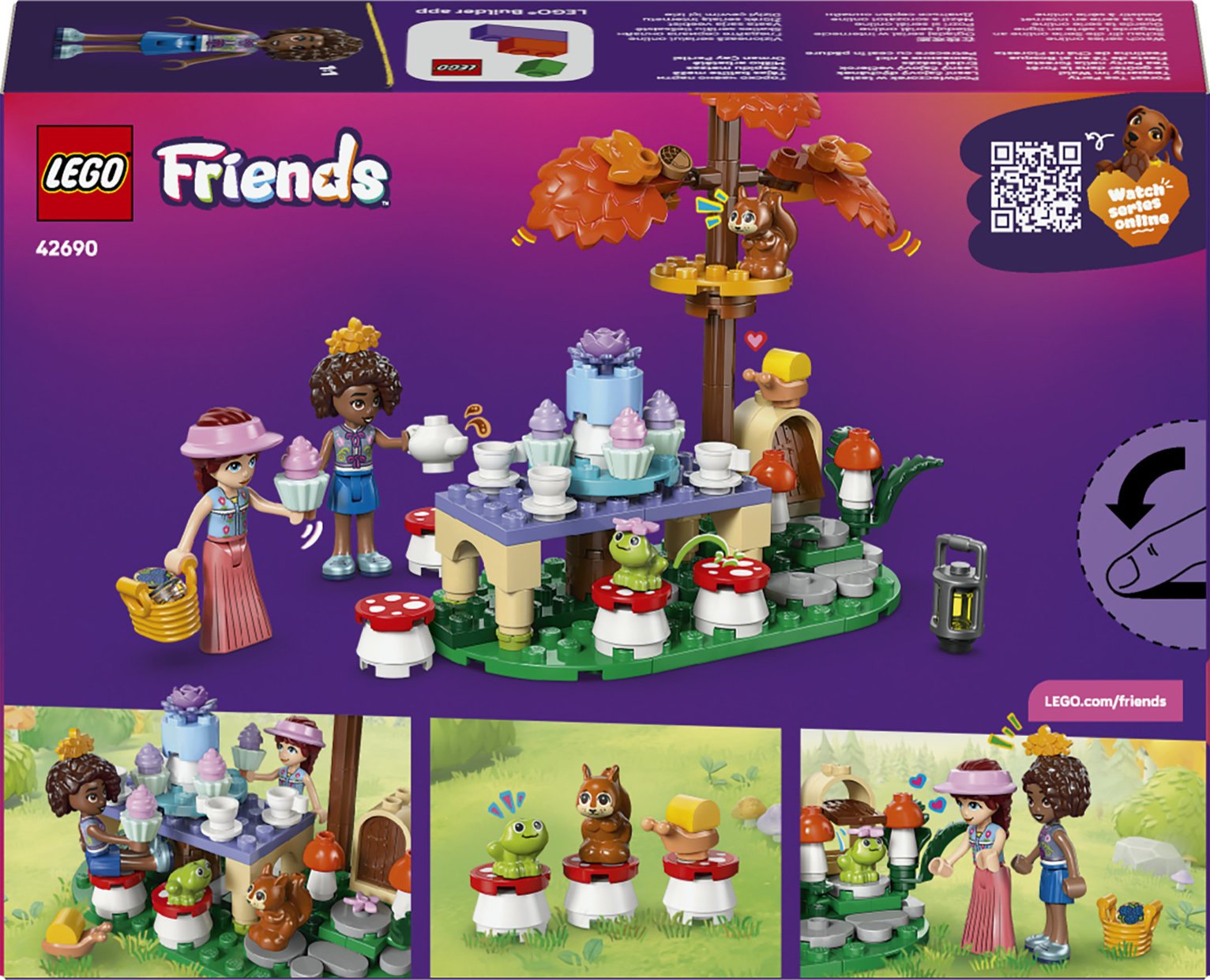 Buy LEGO Friends Forest Tea Party with Animal Toys 42690 | LEGO