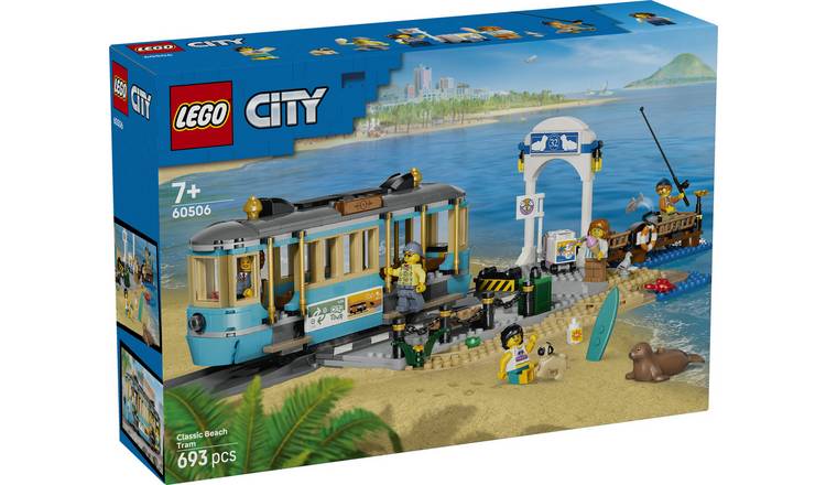 LEGO® City Classic Beach Tram - Train Toy Building Set 60506 PREORDER