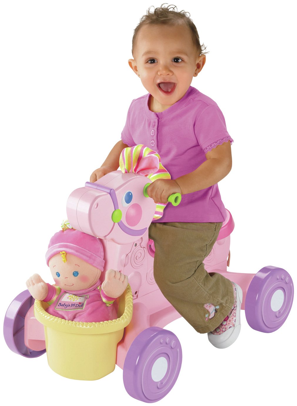 fisher price princess carriage ride on