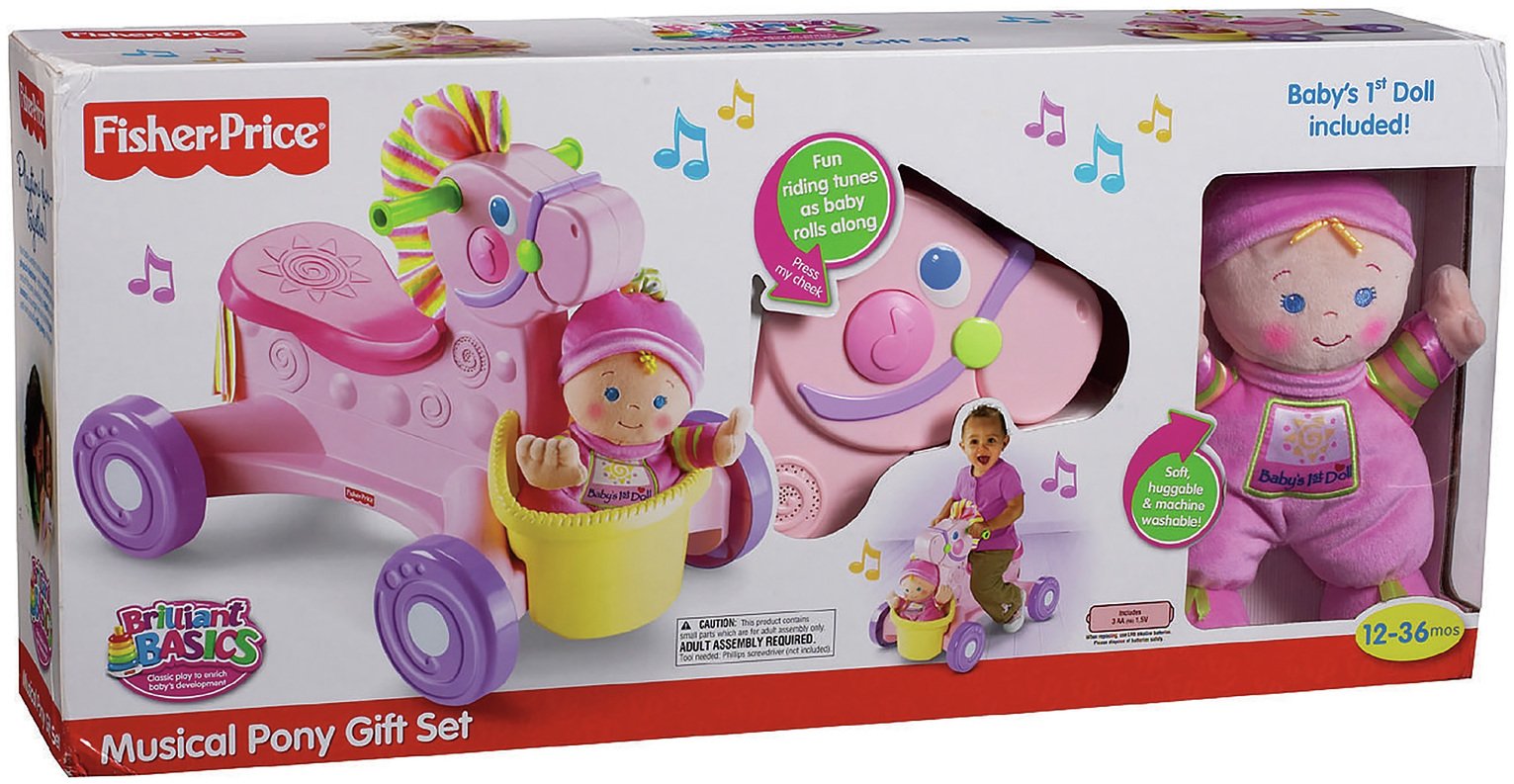 fisher price musical pony and princess doll
