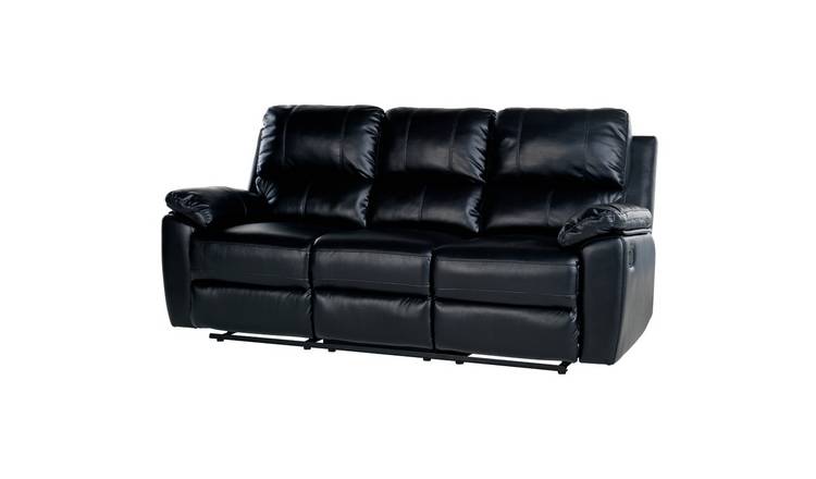 Argos leather outlet sofa recliner