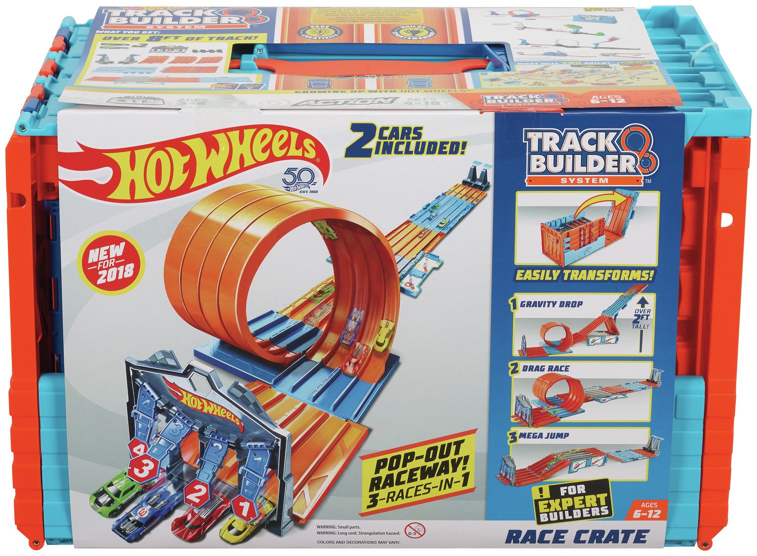 hot wheels track builder ultimate stunt box