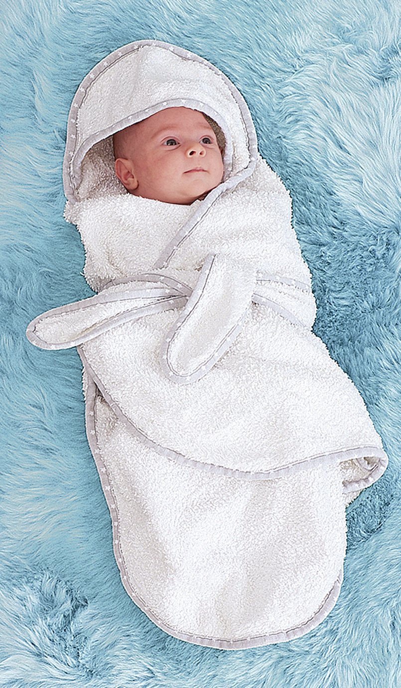 Little Chick London Newborn Bath Swaddle Robe
