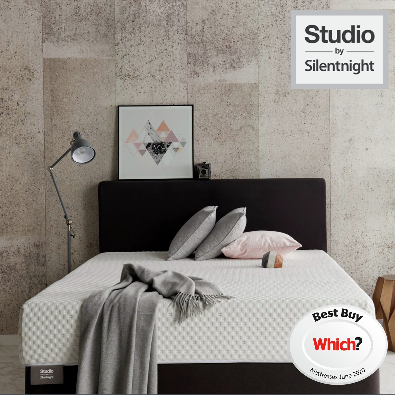 Studio By Silentnight Medium Boxed Single Mattress at Argos Reviews