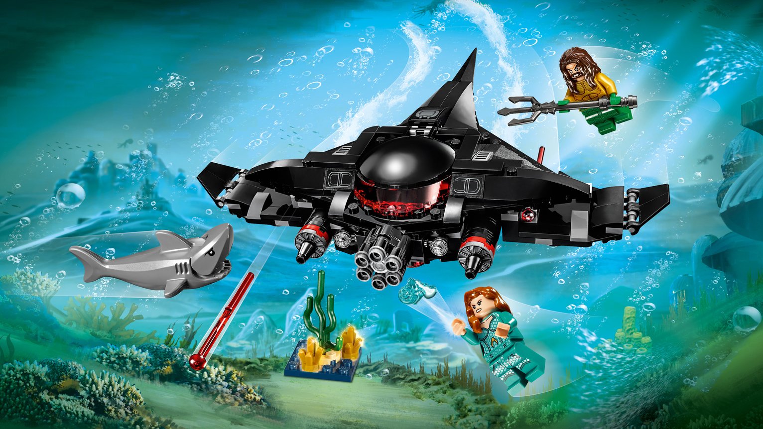 aqua man lego set