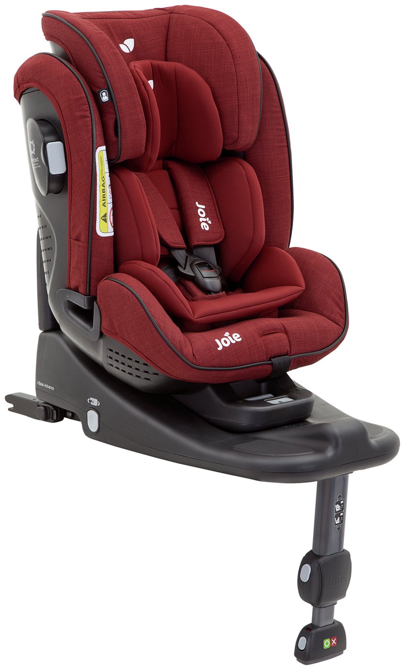 Joie Stages ISOFIX Group 0+/1/2 Car Seat - Cranberry