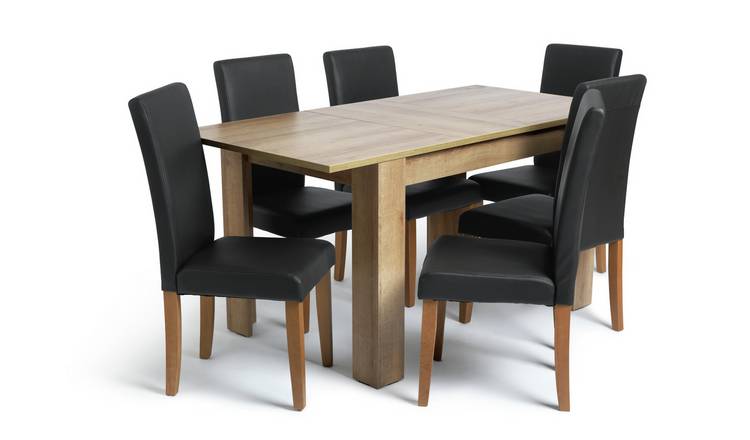 argos kitchen table and 6 chair