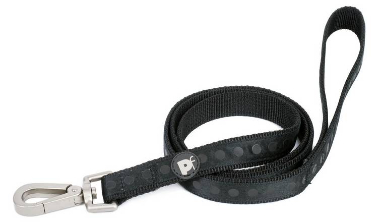 Petface Black Tonal Dots Dog Lead - Medium