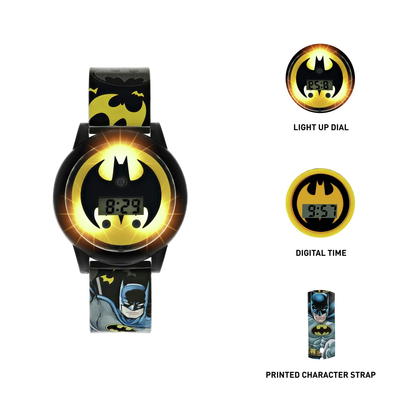 DC Comics Batman Light Up Spinning Dial Watch Reviews