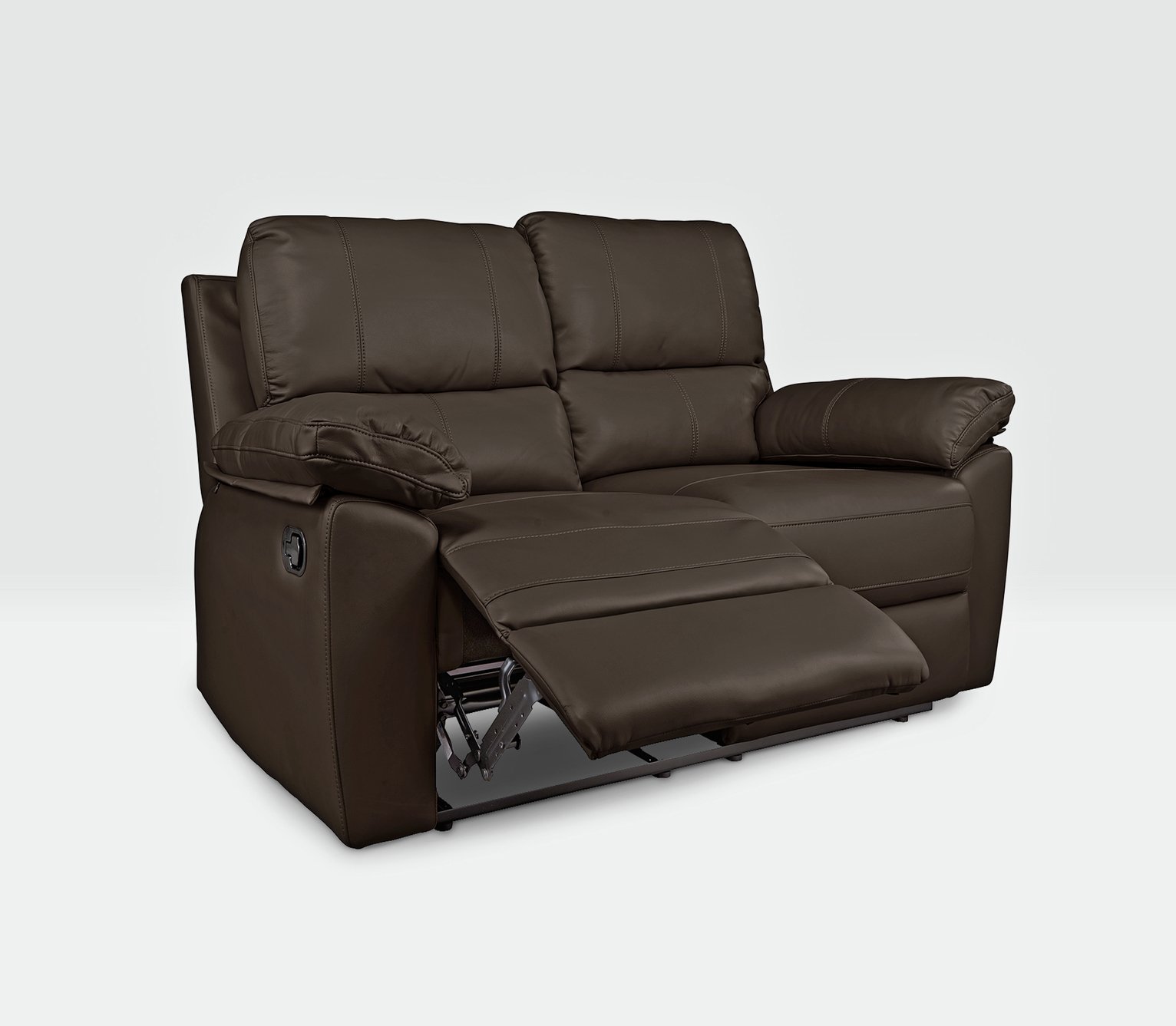 Argos Home Toby 2 Seat Faux Leather Recliner Sofa -Chocolate Review