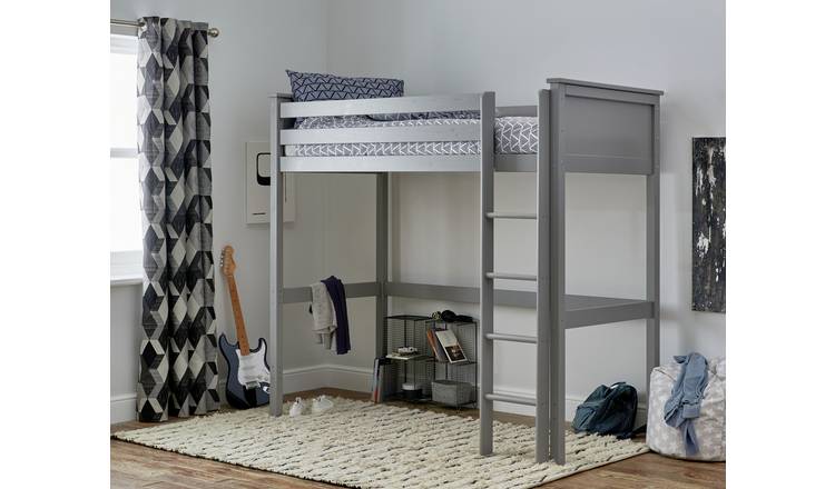 High sleeper clearance bed grey