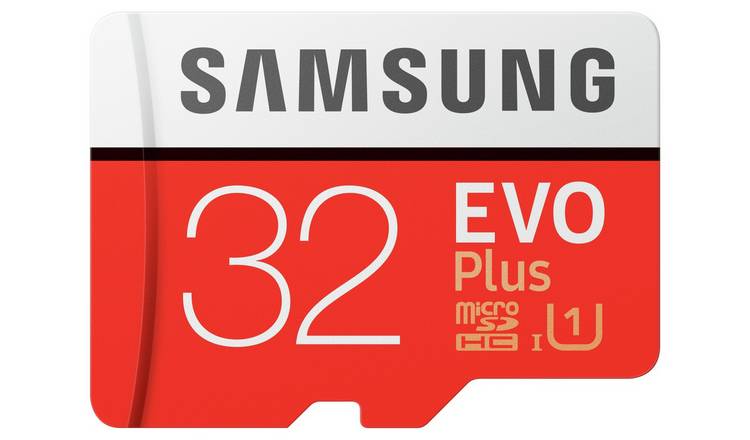 Buy Samsung Evo Plus 95mbs Micro Sdhc Memory Card 32gb Microsd Memory Cards Argos