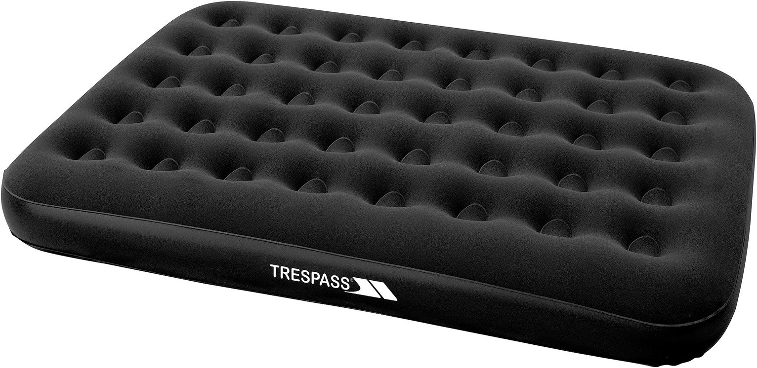 Trespass Double Flocked Air Bed with Mains Pump