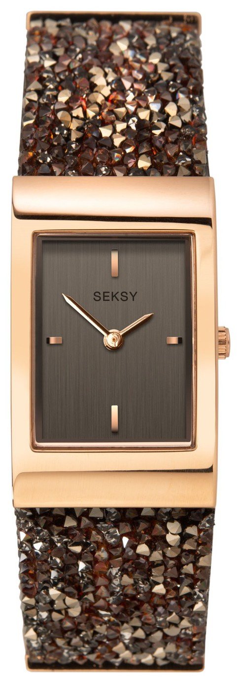 Seksy Rocks Ladies' Swarovski Crystal Set Strap Watch review