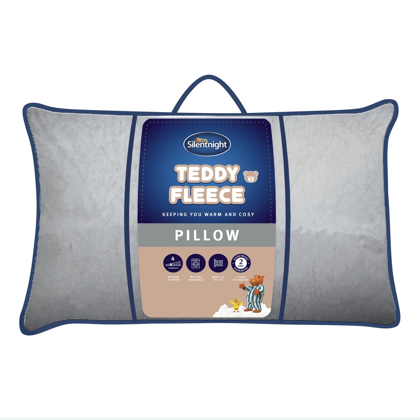 Silentnight Teddy Fleece Medium/ Soft Pillow