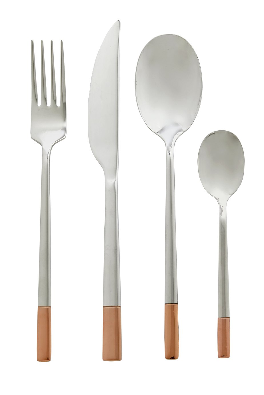 Sainsbury's Home Two Tone 16 Piece Cutlery Set