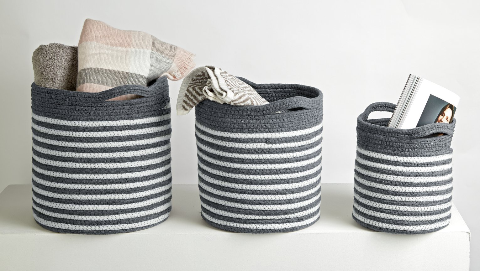 Argos Home Set of 3 Rope Storage Baskets Reviews