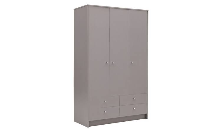 Machinto 3 door 4 deals drawer wardrobe