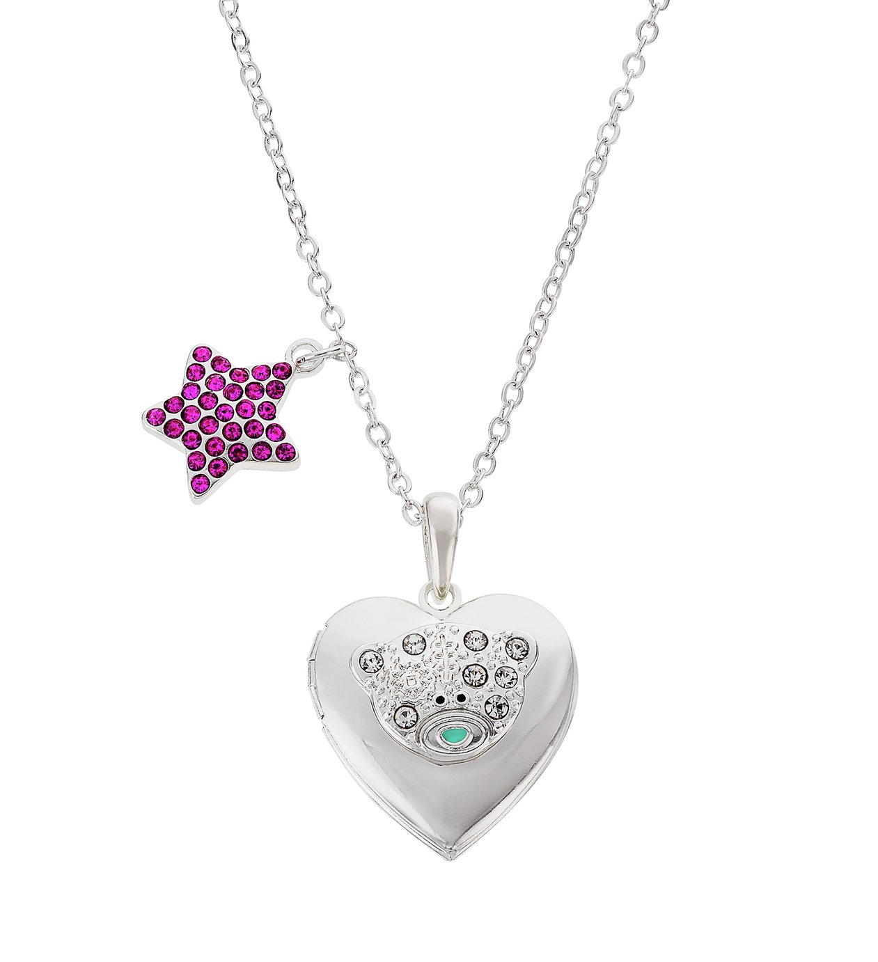 Me to You Tatty Teddy Silver Plated 2 Photo Locket