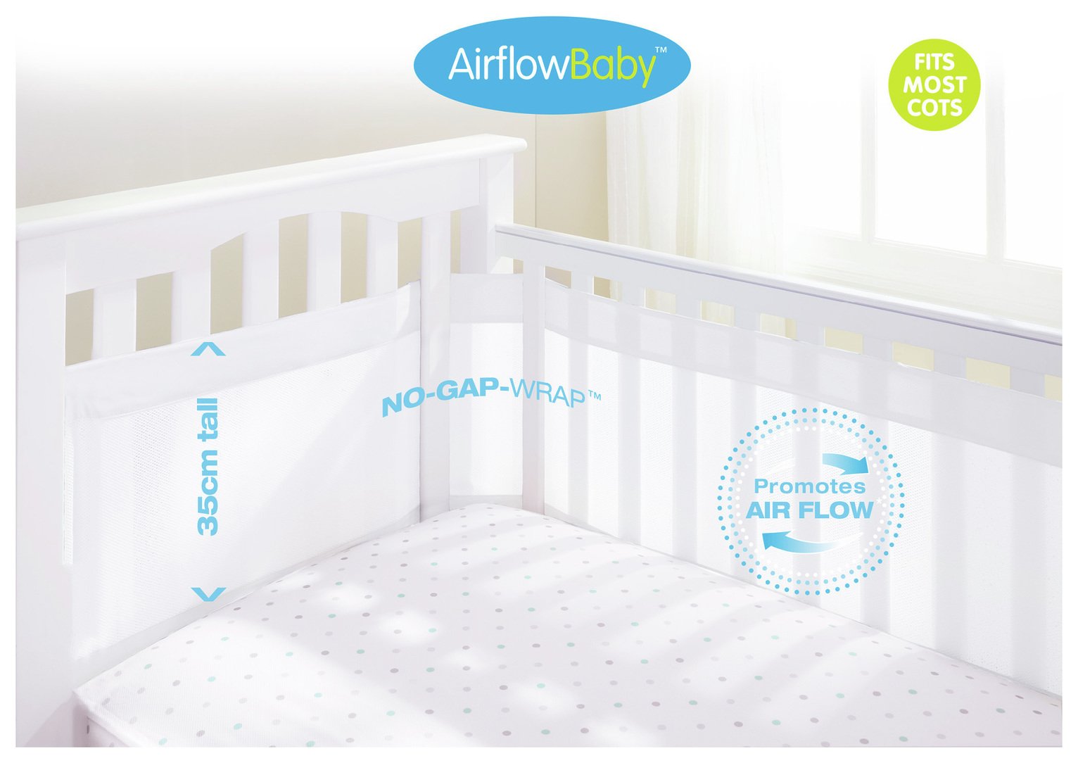 airflow crib liner