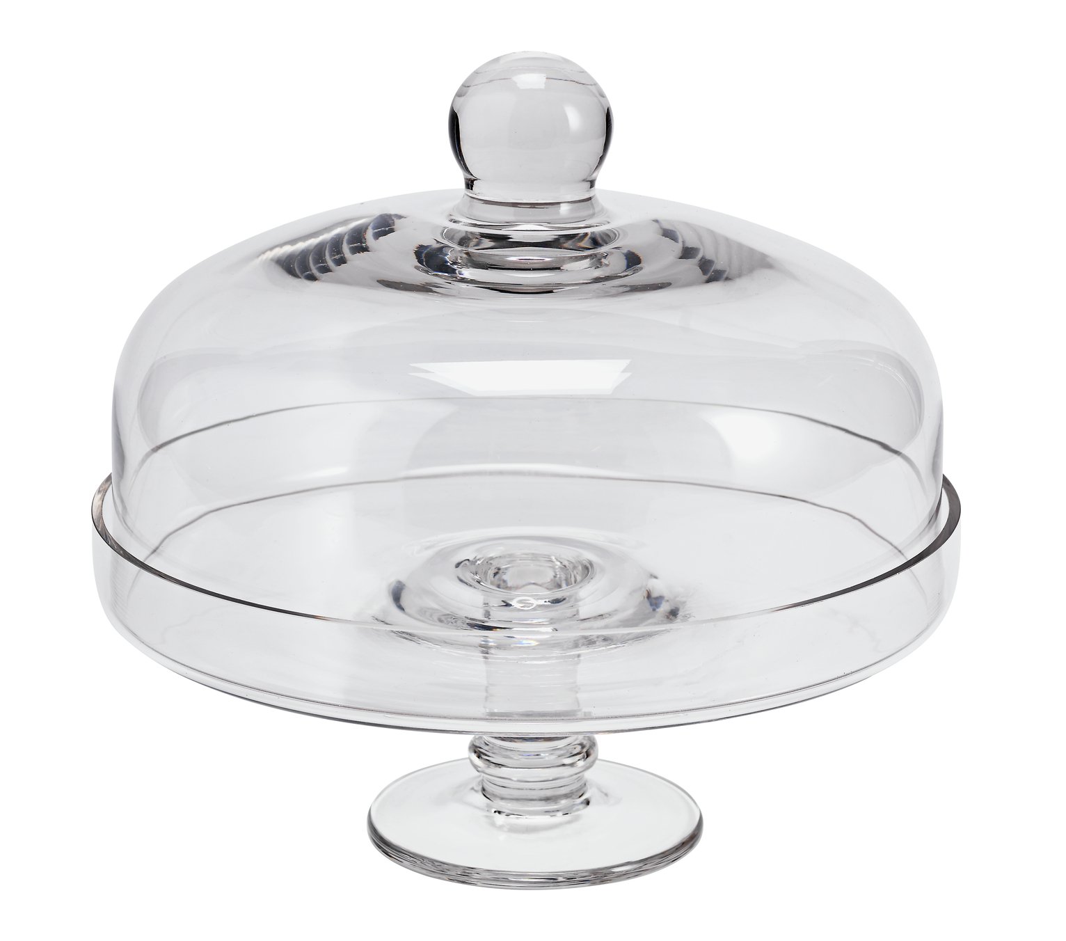 Sainsbury S Home Glass Cake Dome Reviews   8547929 R Z001A