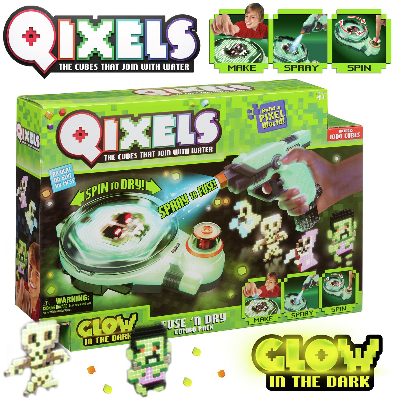 Qixels Glow Fuse n' Dry