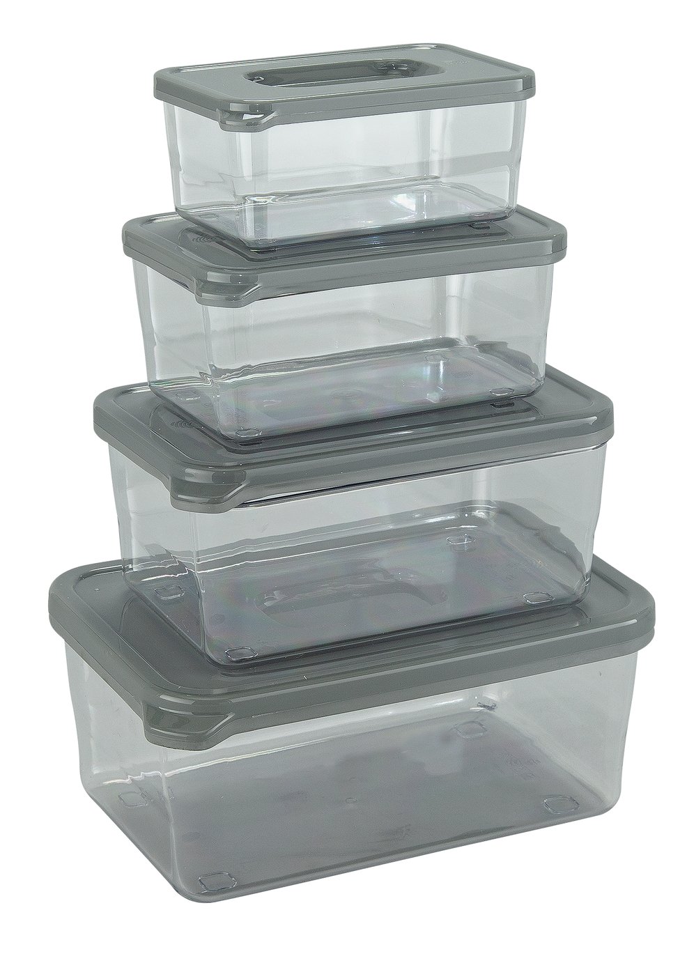 Thumbs Up Set of 4 Rectangular Nesting Food Containers Reviews
