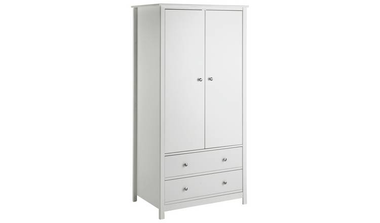 Argos Home Brooklyn 2 Door 2 Drawer Wardrobe - White