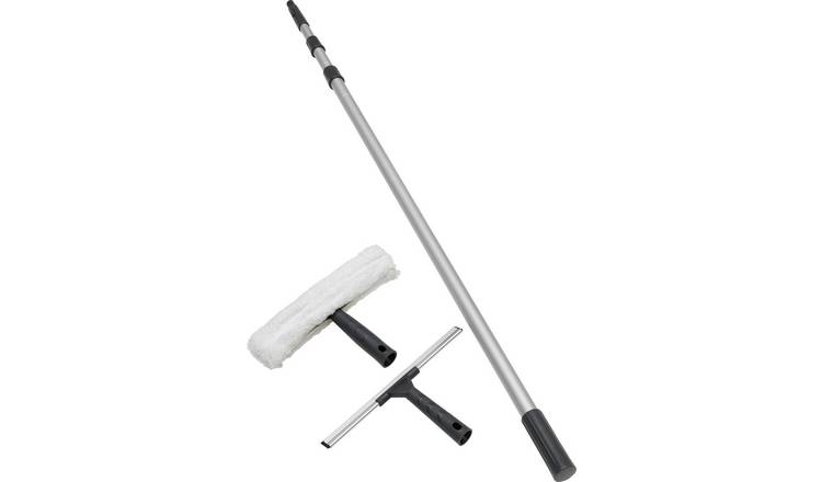 Telescopic window store cleaning pole