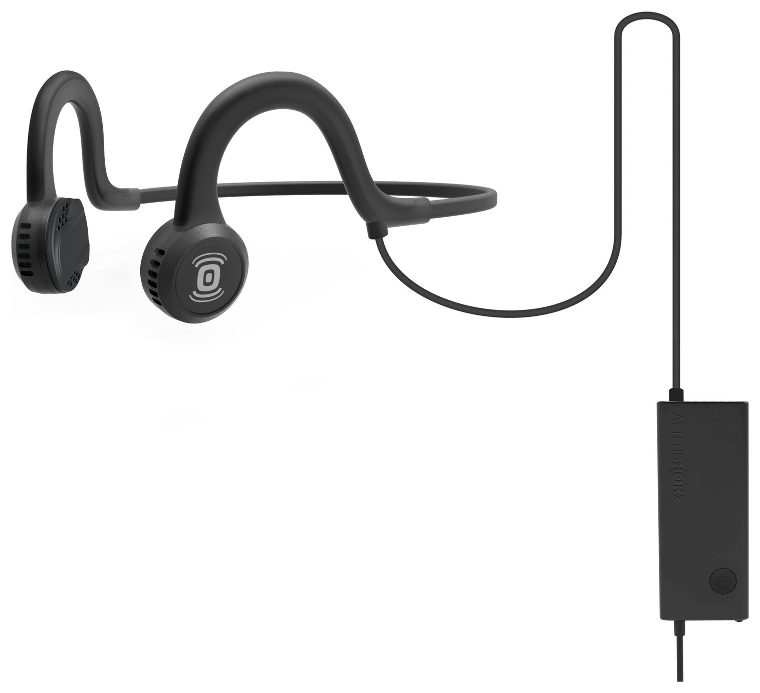 AfterShokz Spotz Titanium Open-Ear Headphones- Black