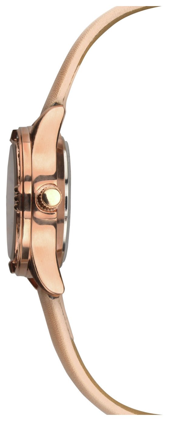 Sekonda Ladies Rose Gold Plated Stone Set Nude Strap Watch Review