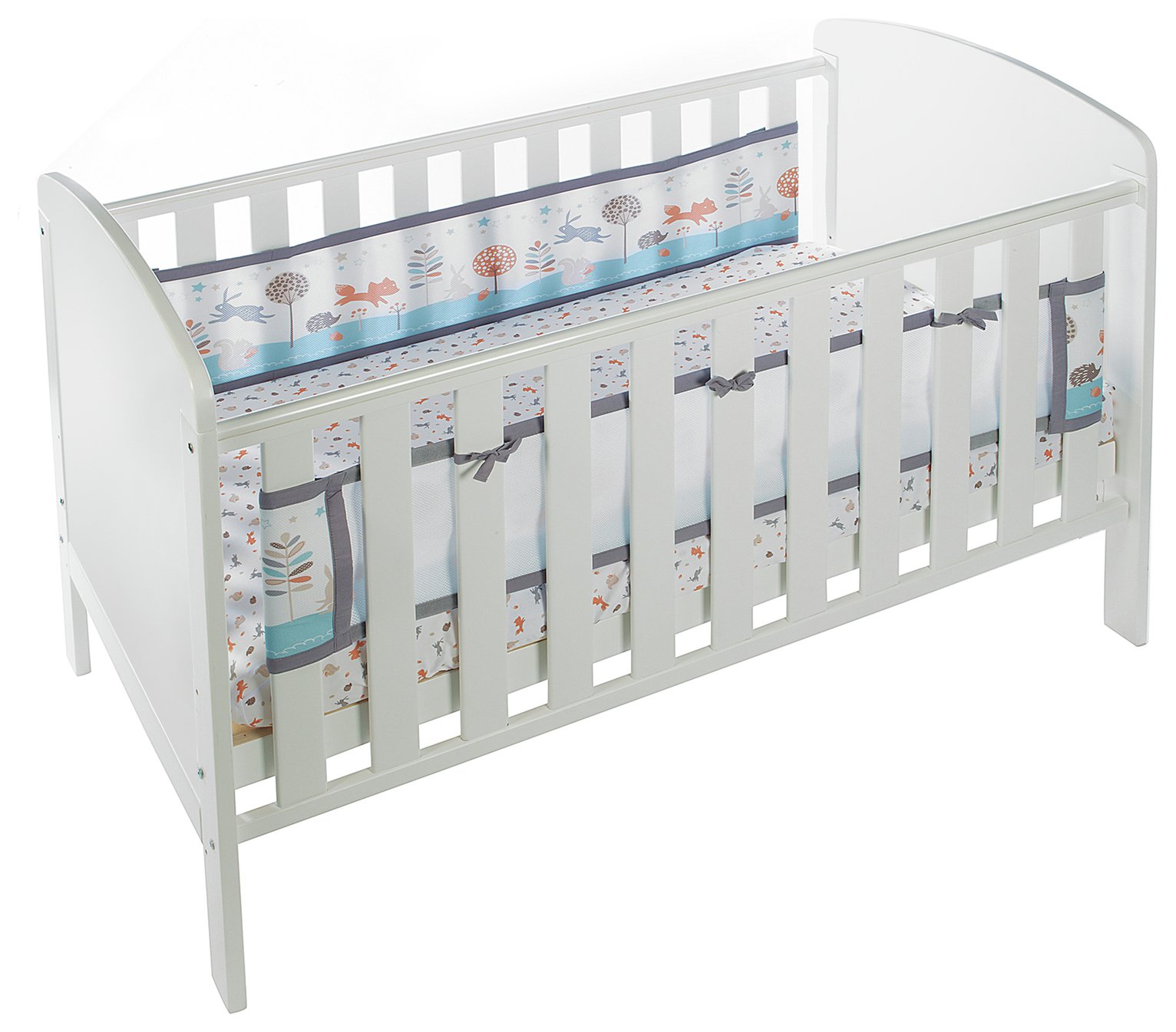 BreathableBaby 2 Sided Cot Liner - Enchanted Forest