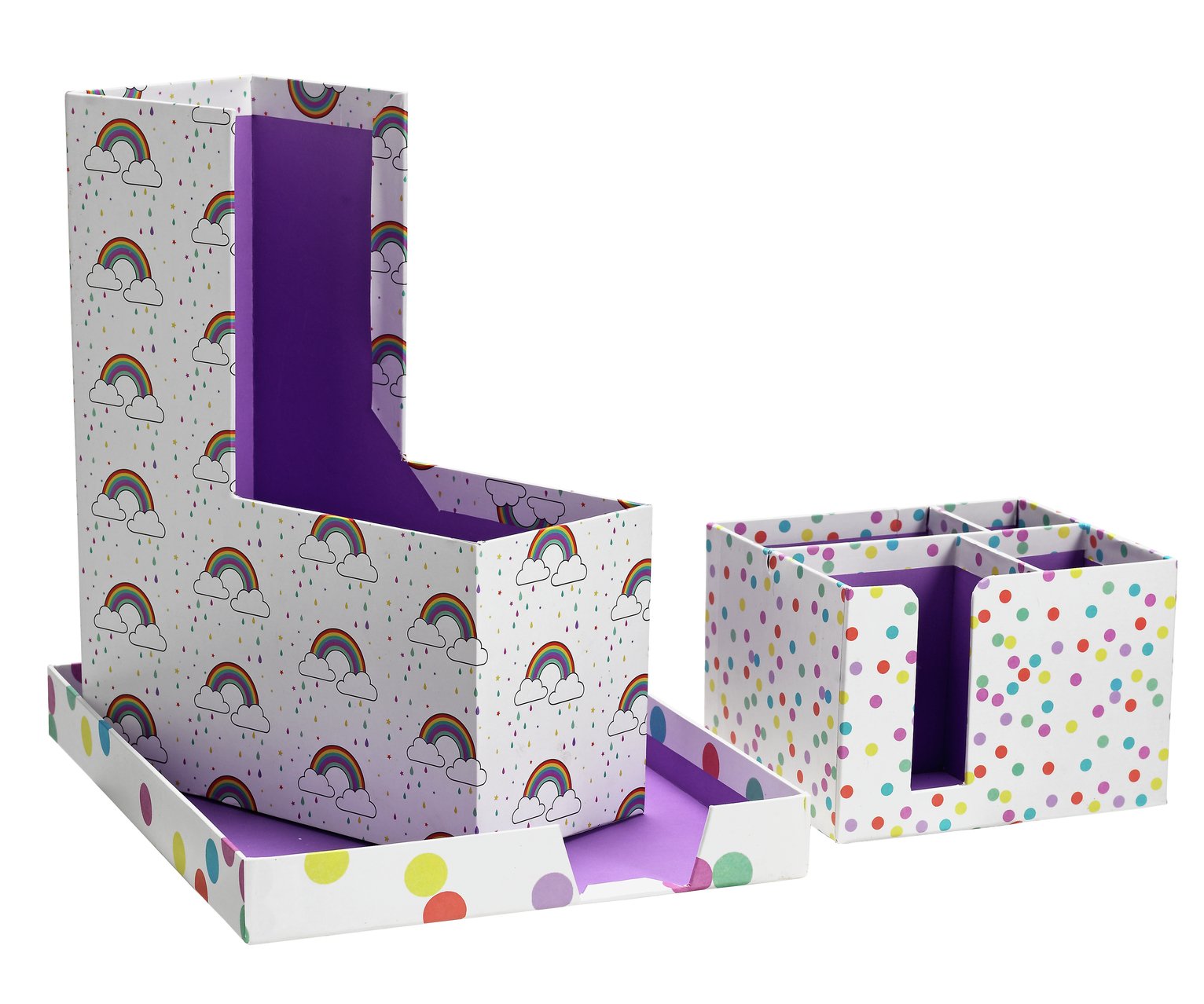 Rainbow Dream Stationary Storage Set