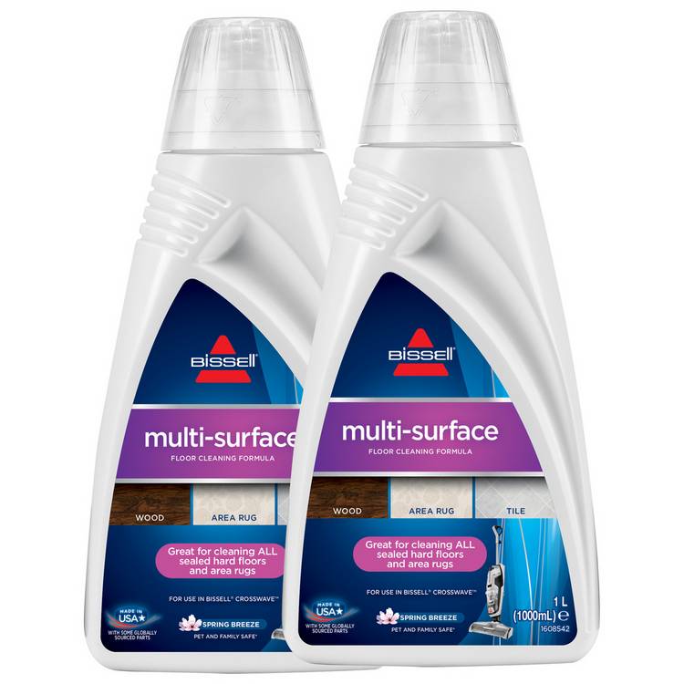 Bissell CrossWave 1L Surface Cleaning Solution - Pack of 2 0