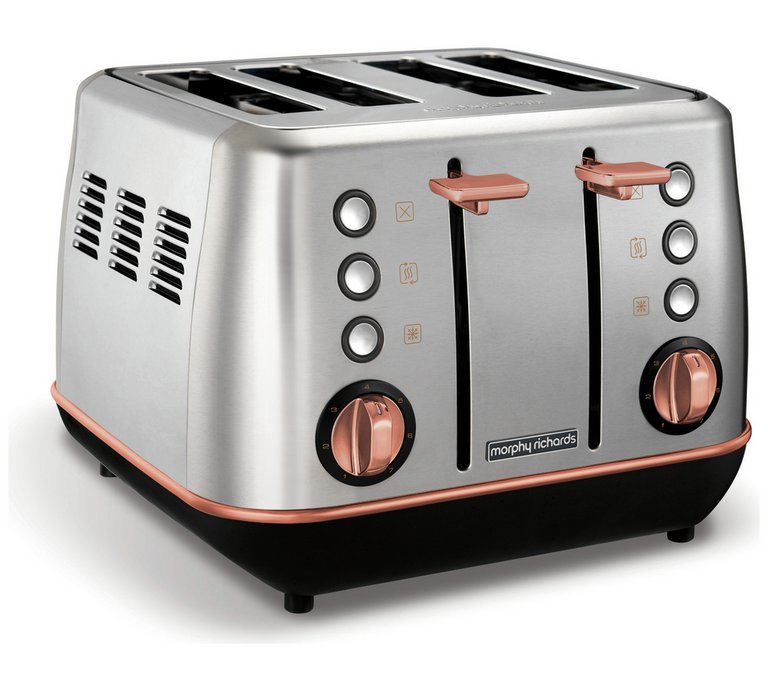 Morphy Richards 240116 Evoke 4 Slice Toaster - S/Steel